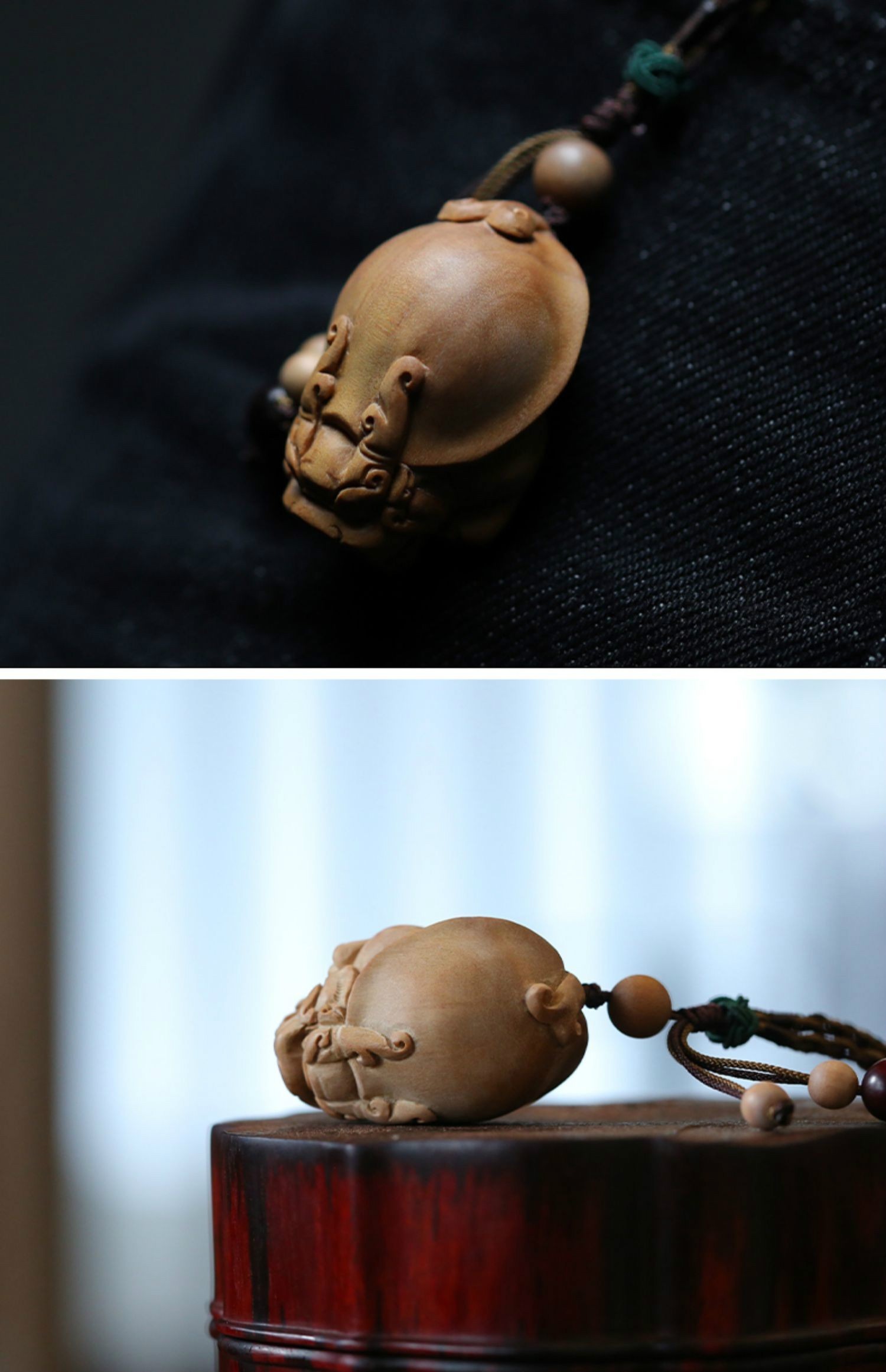 豪珠龙龟正宗老山檀香印度老山檀文玩手把件富甲天下摆件挂件精雕龙龟