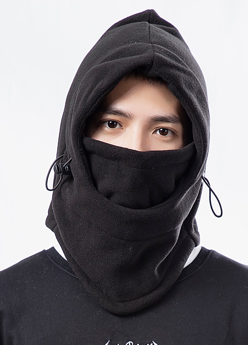 骑行头套保暖防风帽口罩男摩托电动车护脸部装备头套冬季保暖滑雪防寒