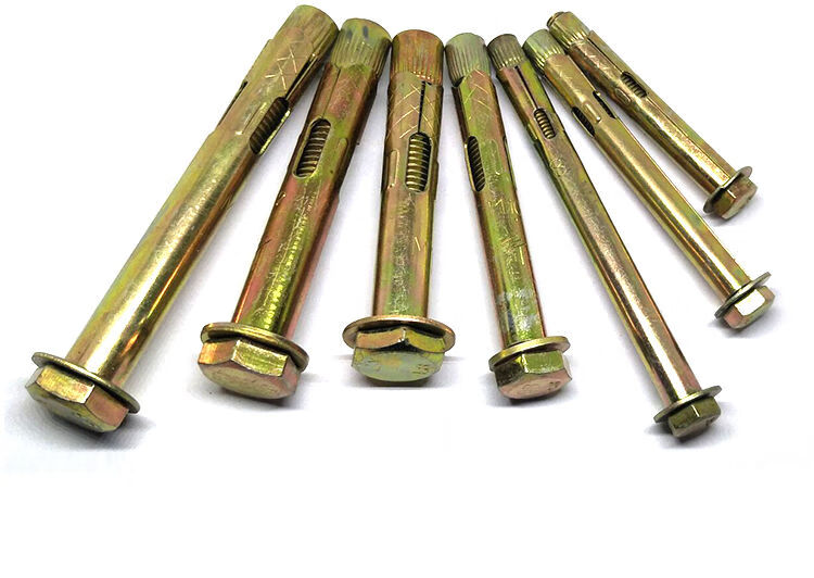 外六角内膨胀螺丝地板螺栓内爆内置式加长国标拉爆管m6m8m106120管840