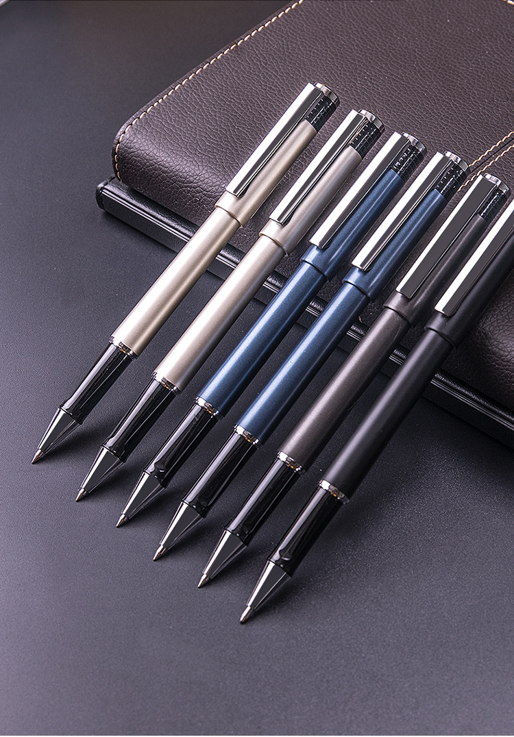 0mm黑色练字水笔加粗碳素笔大容量签约签单笔男女白领签名笔会 【2支