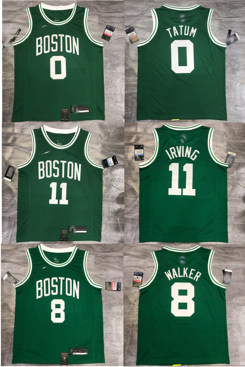 75周年22赛季凯尔特人队城市版复古塔图姆球衣布朗欧文沃克篮球服 22