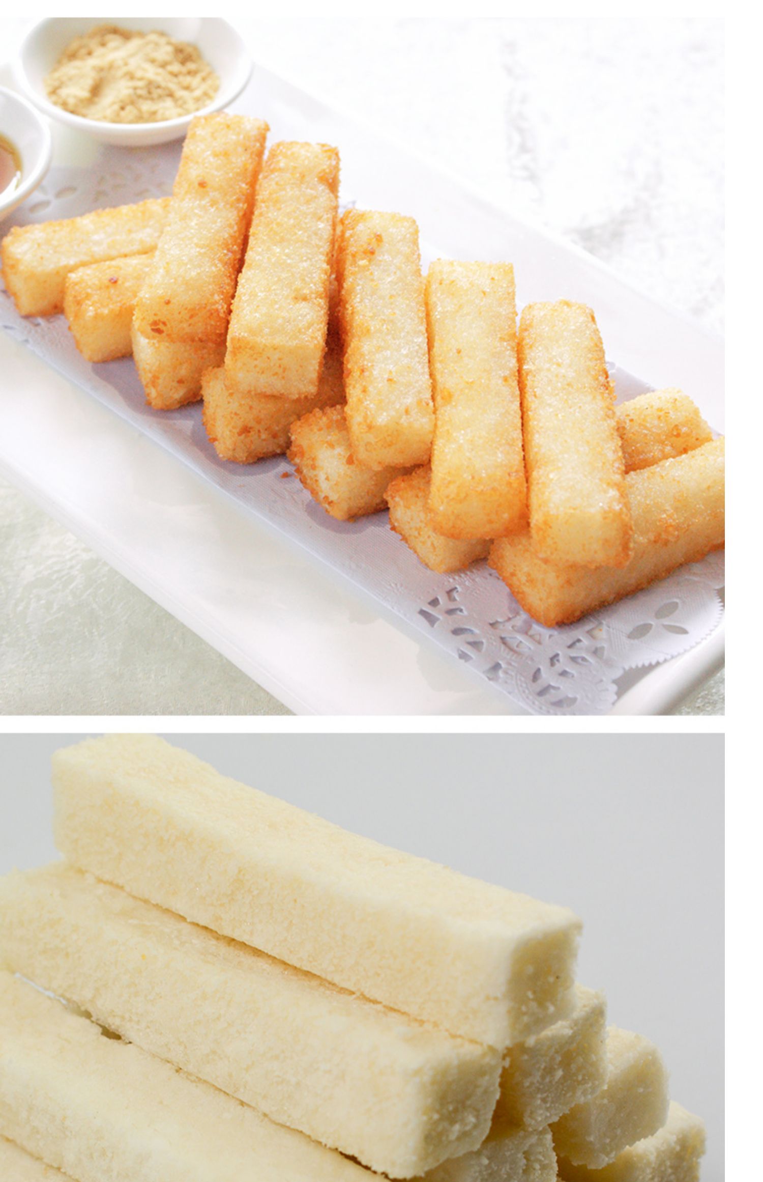 糕点零食米糕 【家庭装】红糖糍粑280g*8袋(含红糖浆 黄豆粉【图片