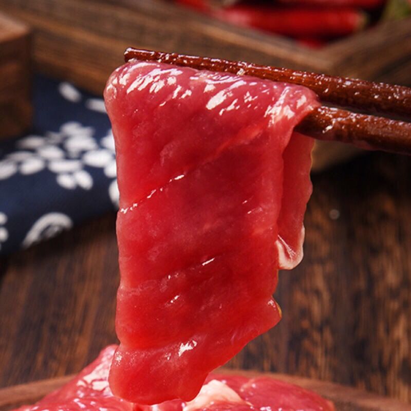 黑椒牛肉片新鲜牛肉腌制嫩滑牛肉涮火锅食材牛柳片食品黑椒牛肉片2斤