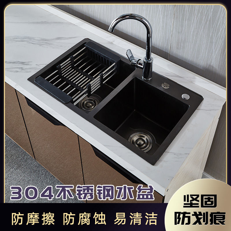 同洁仕家家用大理石岩板水槽柜厨房一体柜组合厨房柜子灶台柜130cm单