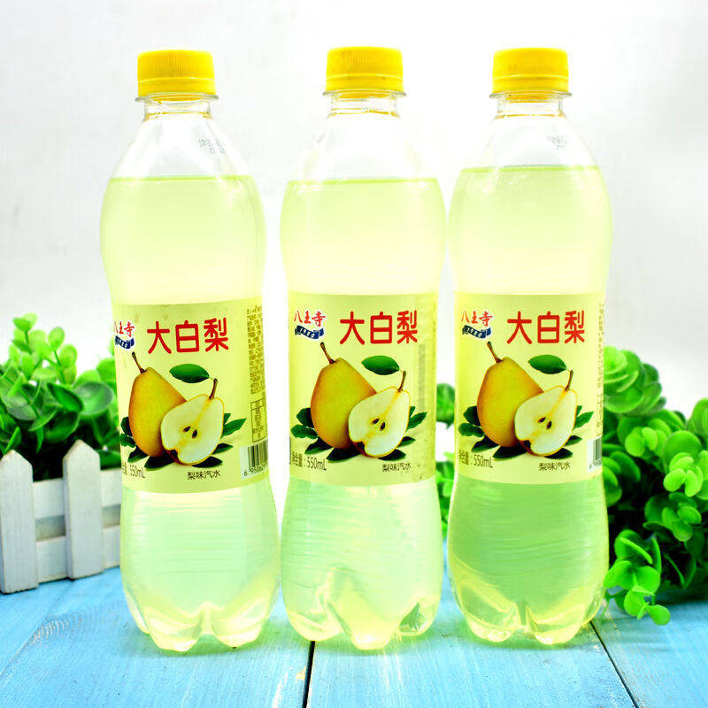 550ml*6瓶整箱 碳酸果味飲料東北老汽水 大白梨味550ml*6瓶【圖片