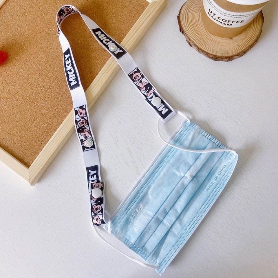 口罩挂链卡通可爱口罩防丢挂绳学生儿童口罩挂链挂脖防勒耳眼镜绳口罩