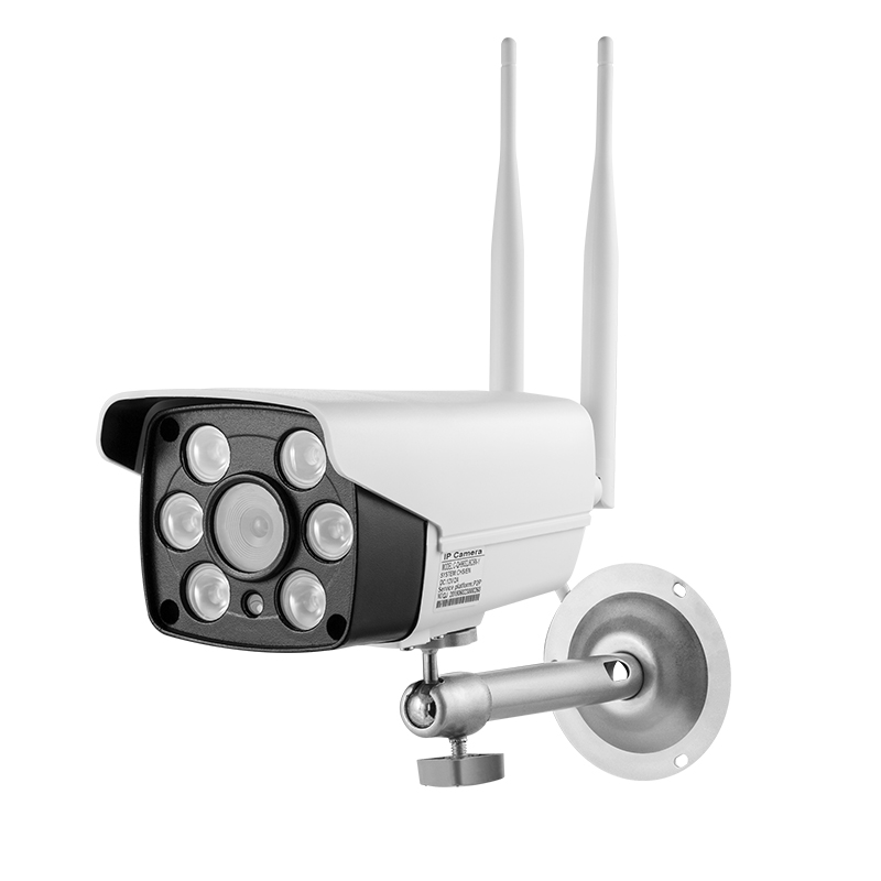 iolkio室外摄像头手机远程探头ycc365plus日夜全彩防水家用监控器白色