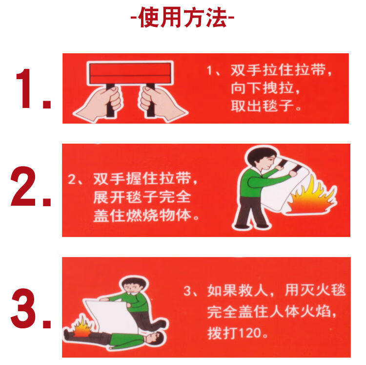 灭火毯15米1米2米厨房家用酒店防火毯硅胶消防毯国标消防认证15米15米