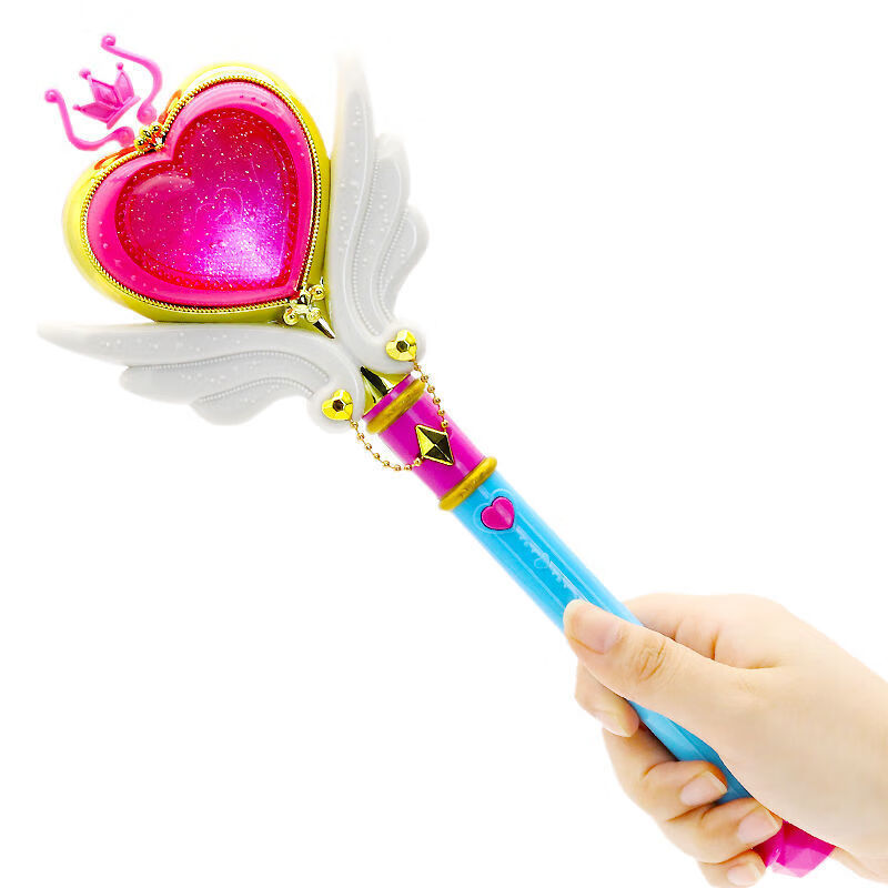 爱心魔杖魔法棒小萌可玩具公主公仔套装动画片玩偶变身器镜盒盲盒1个