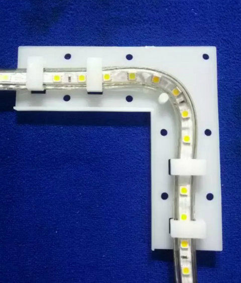 灯带卡槽301435285050灯带卡子塑料固定卡扣卡码软灯条线卡转角直卡