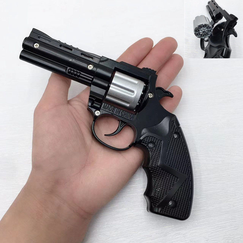 侧开左轮砸响炮全砸响枪纸炮子枪8090怀旧玩具不可发射甄萌 【猛虎侧