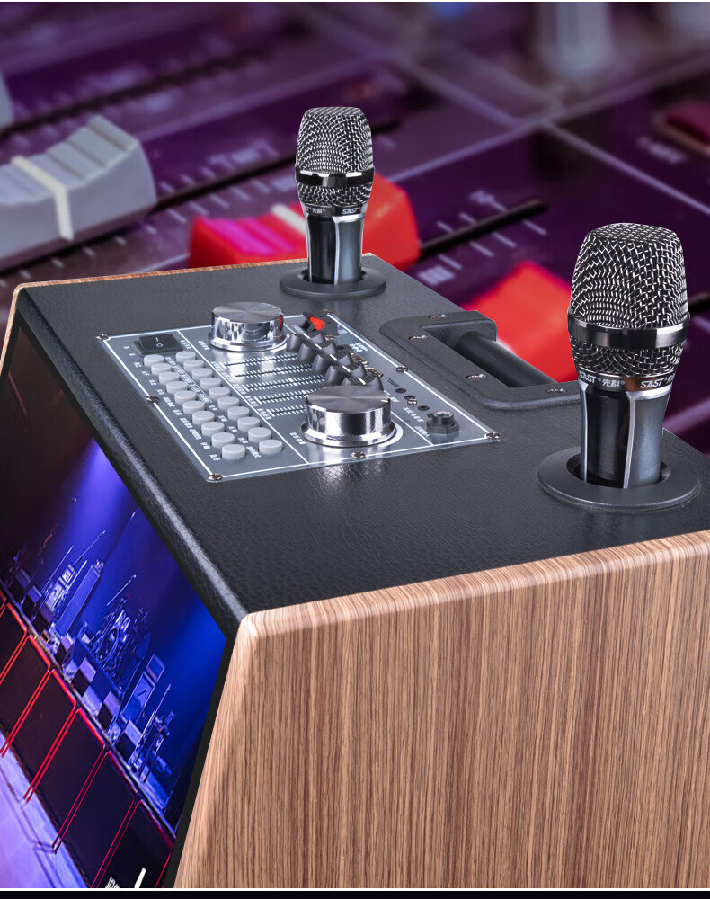 先科sast户外k歌音响广场舞音箱带显示屏幕视频一体机大2125触屏网络