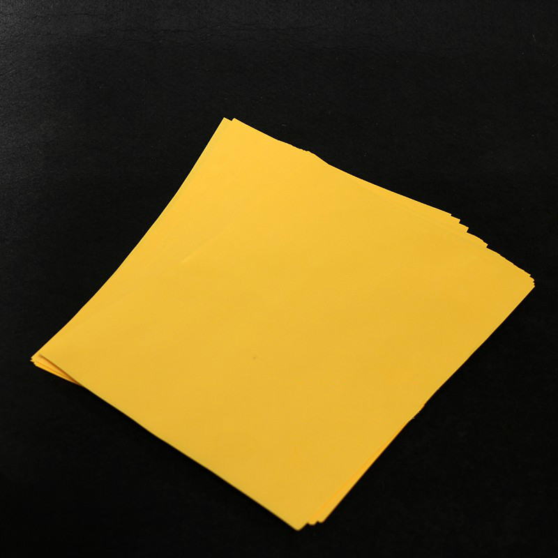 加厚a4黄表纸纸黄裱纸抄经写表文红色打表打印100张【图片 价格 品牌