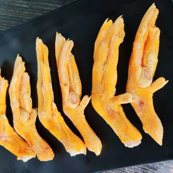 新鲜黄皮鸭掌带皮鸭脚冷冻大号柳州螺丝粉鸭爪生鲜食材 黄皮鸭爪10斤