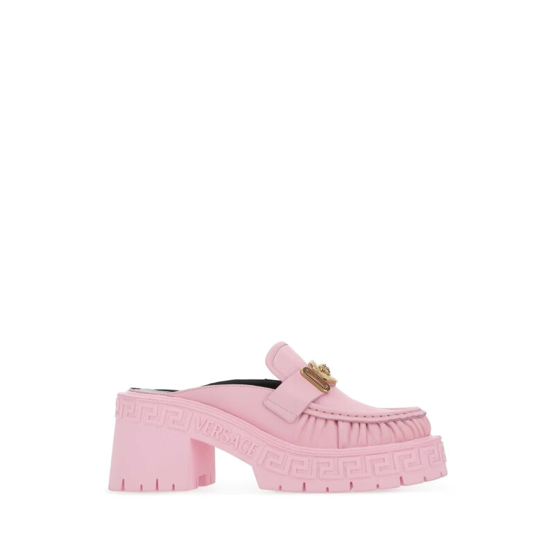 欧洲直采versace范思哲女鞋2022春夏女士乐福鞋豆豆鞋10033291a02438