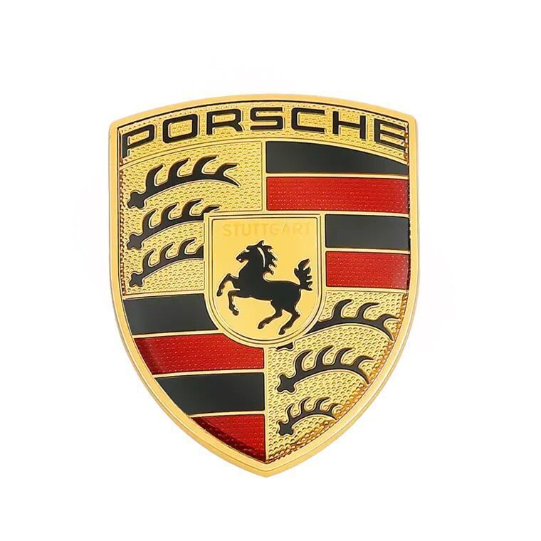 保时捷机盖标保时捷前车标帕拉梅拉卡宴macan718车头标911引擎机盖前