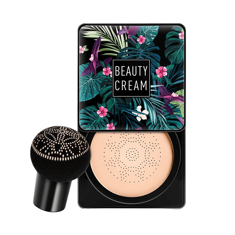 梦希蓝植物蘑菇头气垫bb霜15g提靓持久自然遮瑕裸妆修容美颜自然色15g