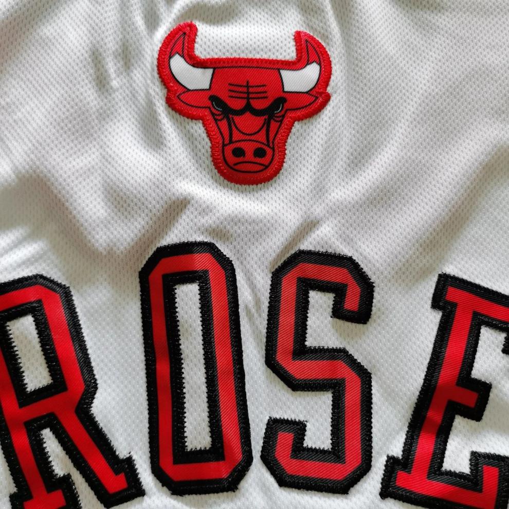 滕讯体育同款罗斯1号球衣公牛23号罗德曼91号复古刺绣背心男女篮球服