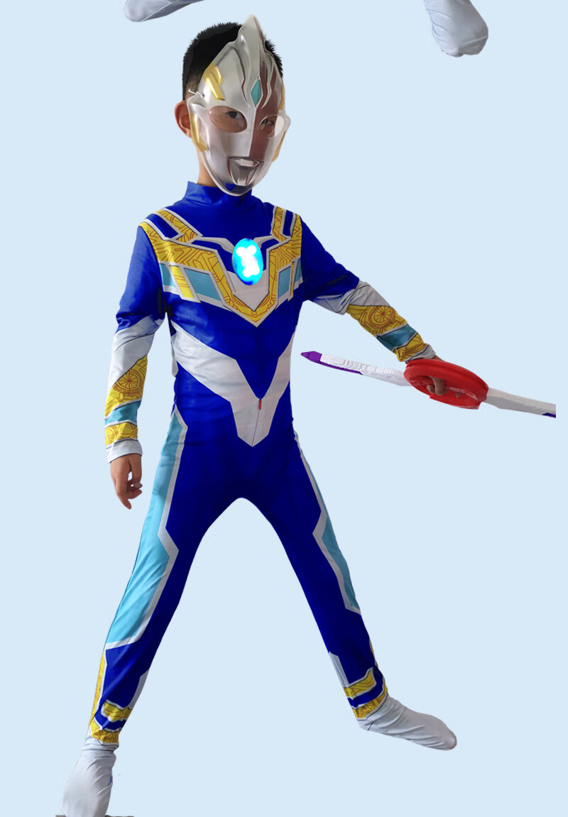 特利迦奥特曼衣服冬装儿童演出服装幼儿园万圣节儿童服装特利迦奥特曼