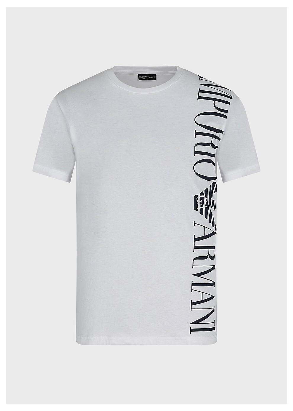 emporioarmani阿玛尼奢侈品男士棉质徽标图案短袖t恤衫a04m
