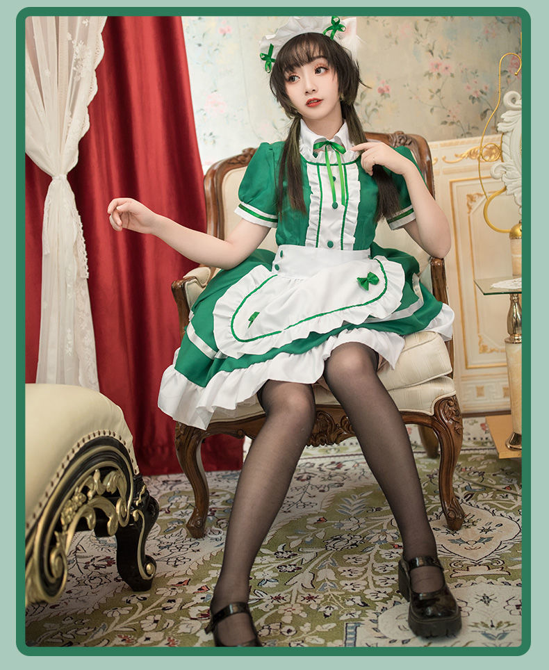 大码cos女仆装正统女佣服cosplay男穿女装大佬二次元聚会派对新品