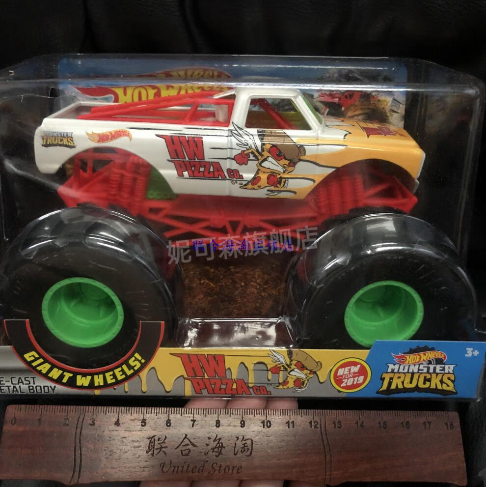 建元新款風火輪大腳車 風火輪monster trucks怪物大腳車怪獸卡車1:24