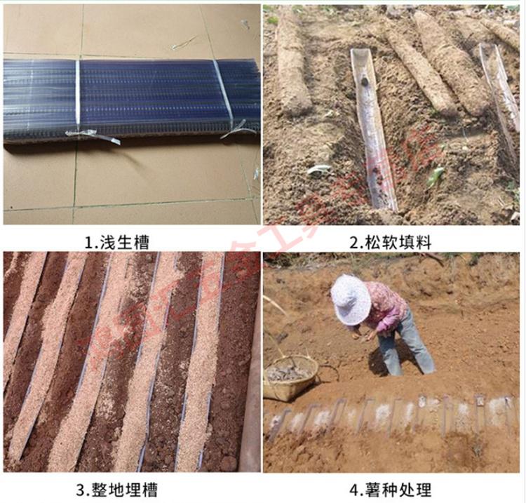 浅生槽种山药种植引导槽淮山槽生浅塑料槽u型槽的塑料管模具08米普通