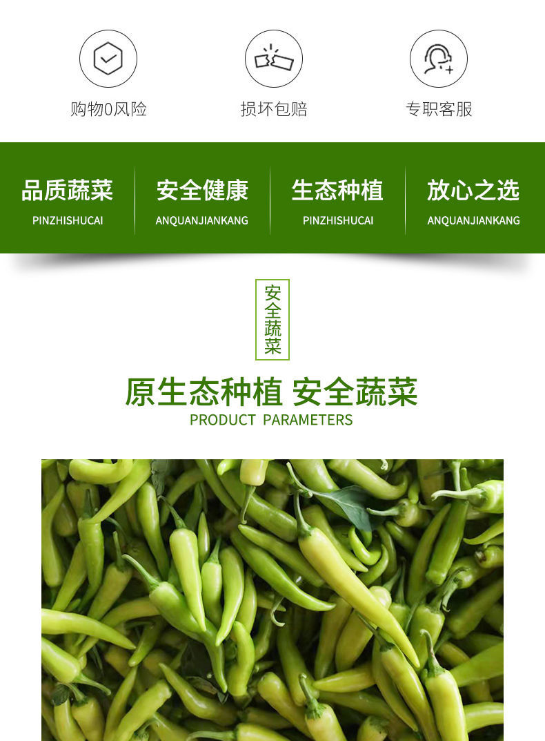 腌制泡椒 1斤 白皮辣椒尖椒 蔬菜微辣 3斤装【图片 价格 品牌 报价】