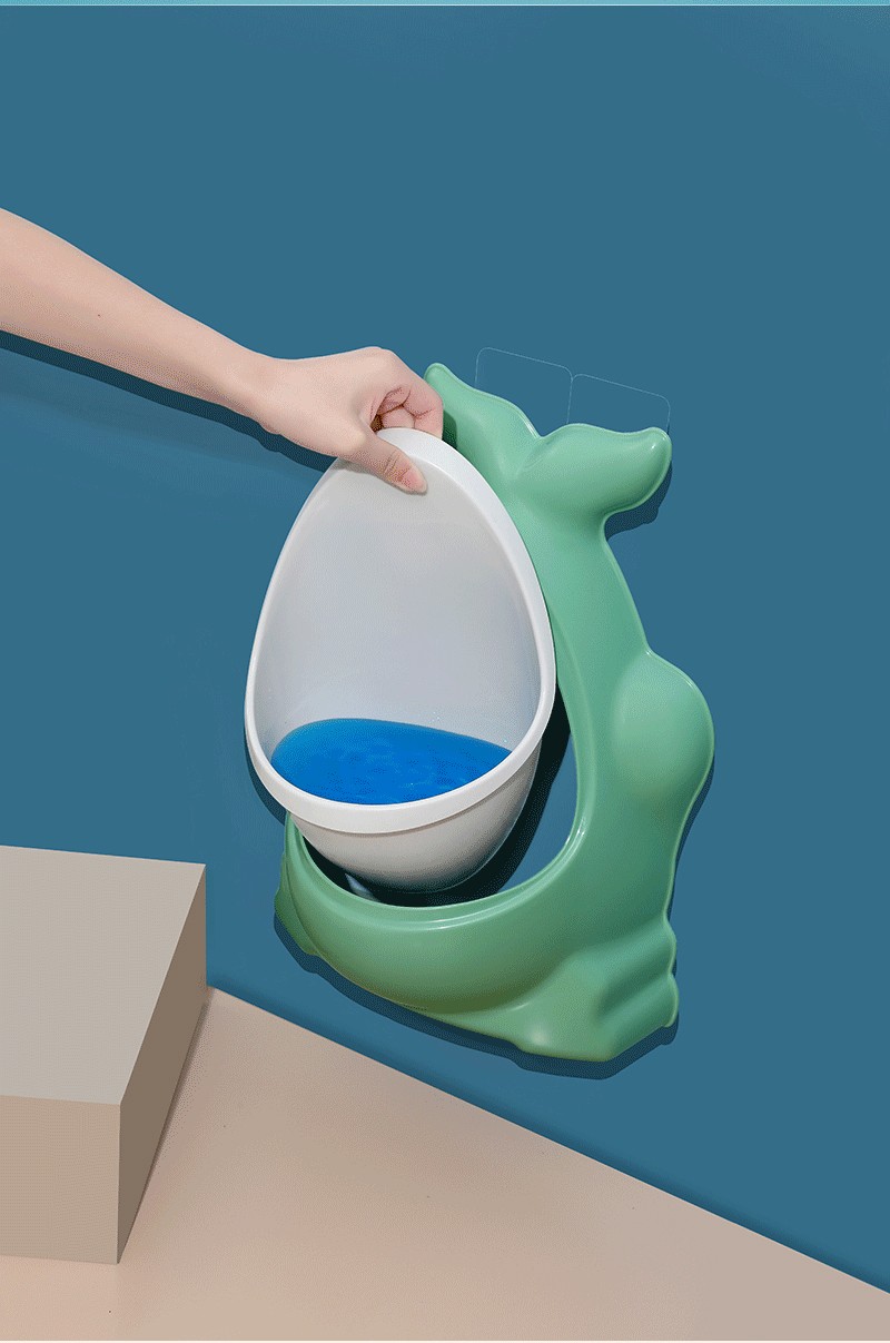 九牧王宝宝站立式小便斗男孩家用挂墙式小便器加大