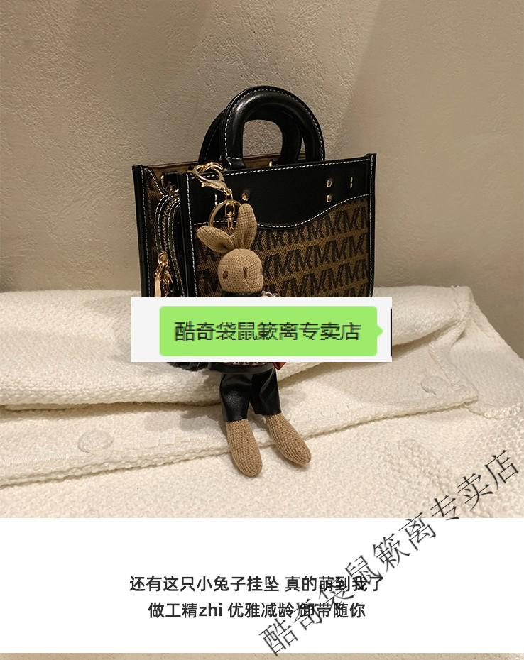 cleverketch酷奇蒙娜丽莎ck风明星同款波士顿1947复古手提包包女秋季