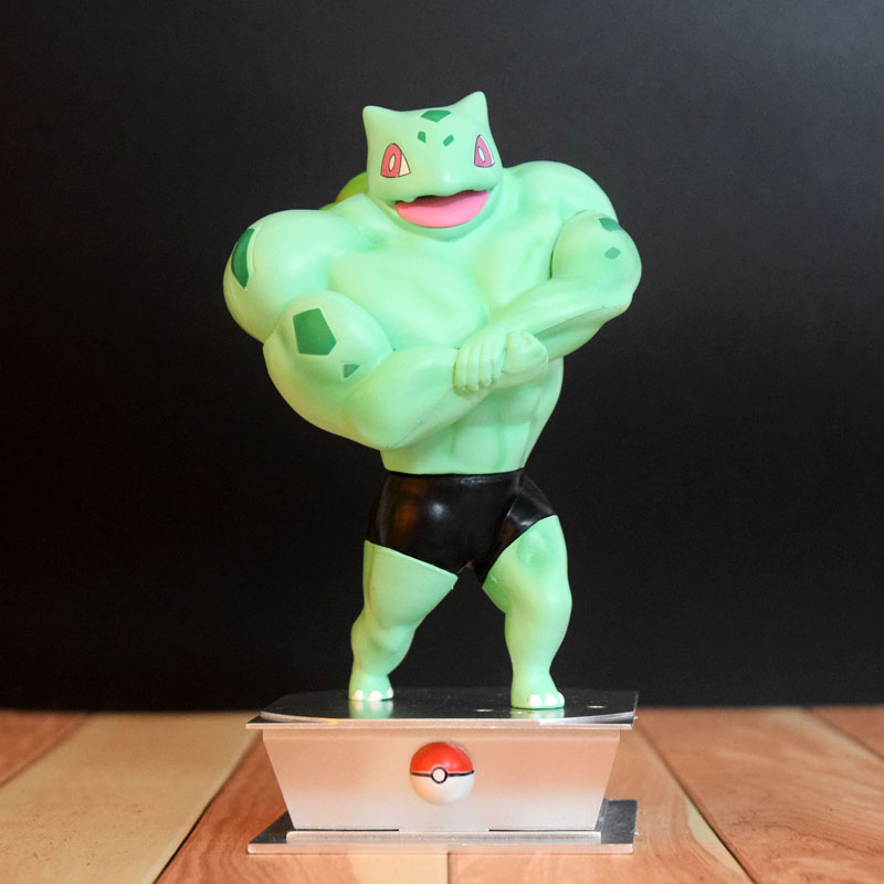 男生生日礼物搞怪男朋友士毕业七夕情人节 肌肉妙蛙种子(高约16cm) 可