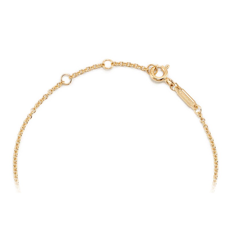 tiffany蒂芙尼1837系列双环手链蒂芙尼手镯女时尚18k金双环扣环手镯