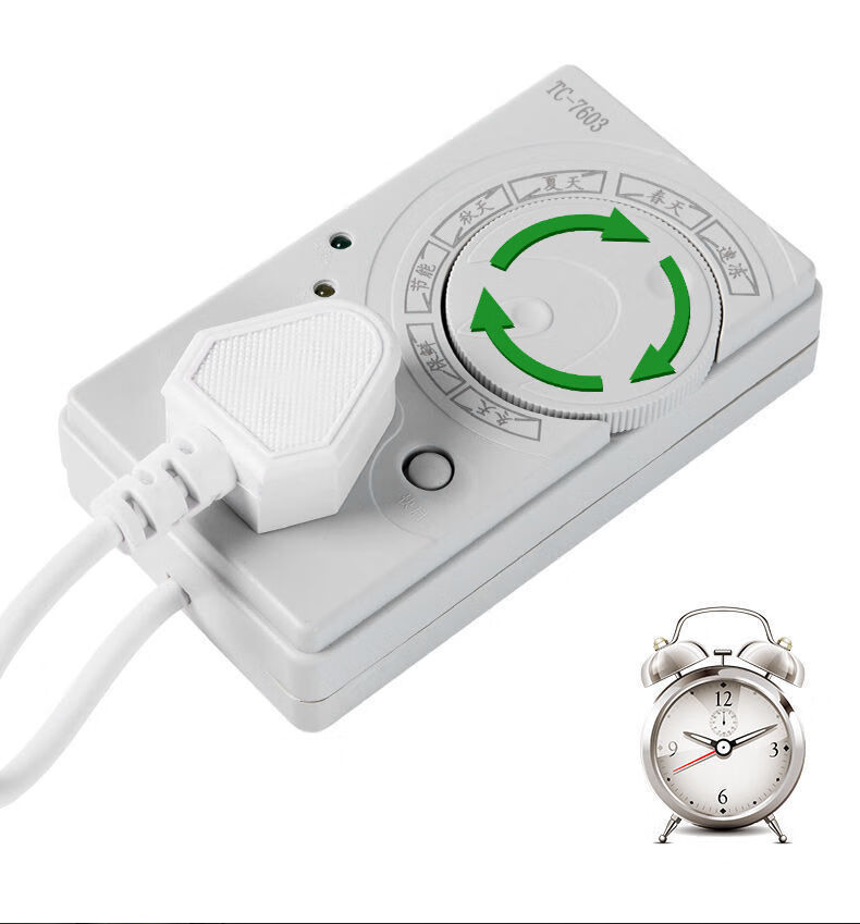 冰箱定时开关控制器知音温控冰柜通用节能保护 豪华款-冰箱温控器(1个