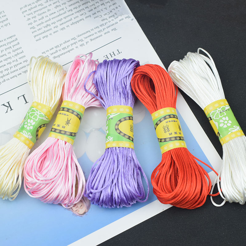 中国结diy制作材料吊坠挂绳手工diy制作饰品手链编织线绳7号中国结线