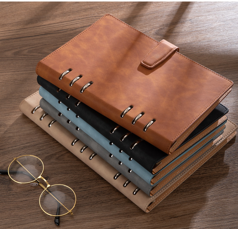 合页纸 6孔a5活页笔记本子文具简约大学生b5商务记事本加厚纸日记本6