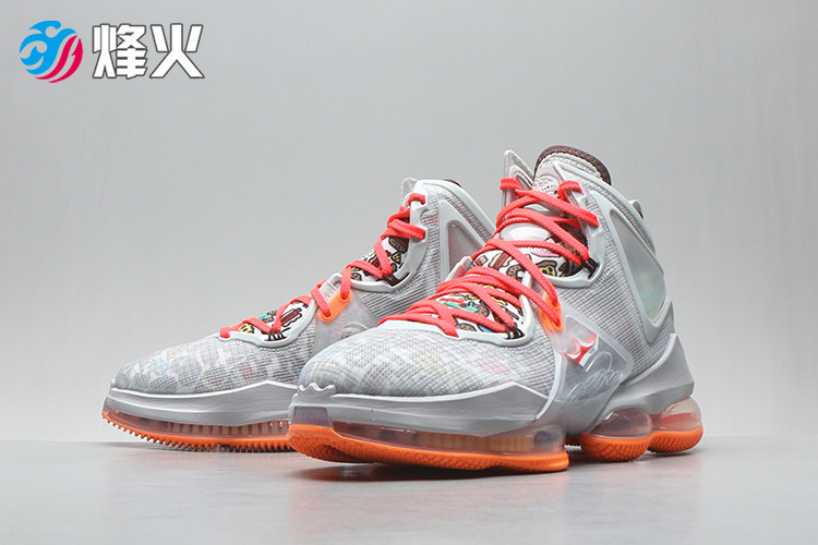 烽火体育 nike lebron 19 lbj詹姆斯19 男子黑红实战篮球鞋 dc9340