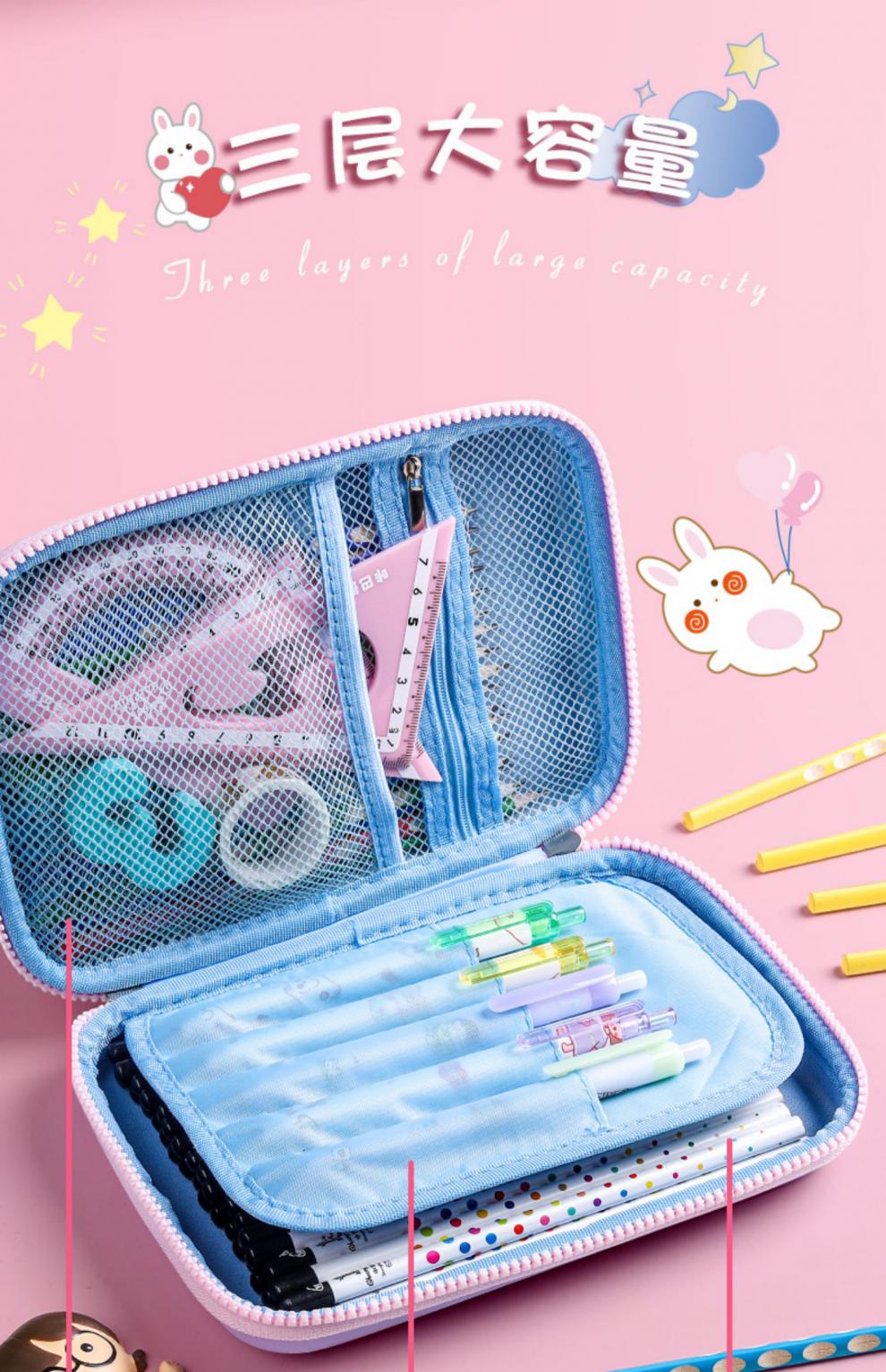 大容量减压笔袋 小学生用多功能3d解压铅笔袋儿童一年级幼儿园男女