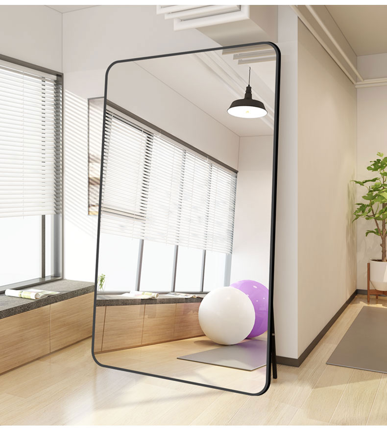 穿衣镜舞蹈室大镜子全身镜落地镜家用练舞瑜伽健身跳舞镜锻炼长可移动