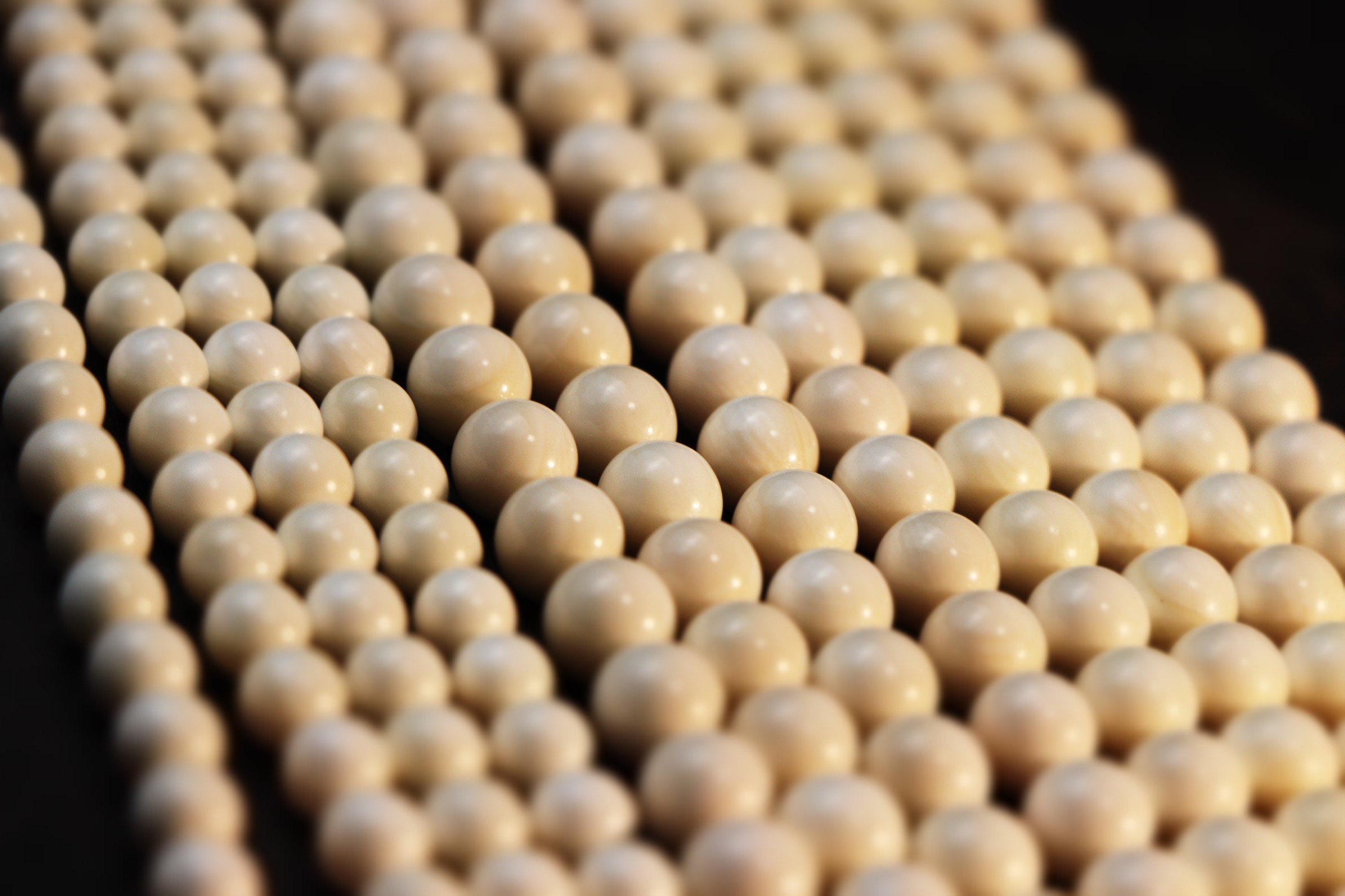 顶妃猛犸象牙手串猛犸牙手串佛珠圆珠子老型108颗681012满纹满纹原色