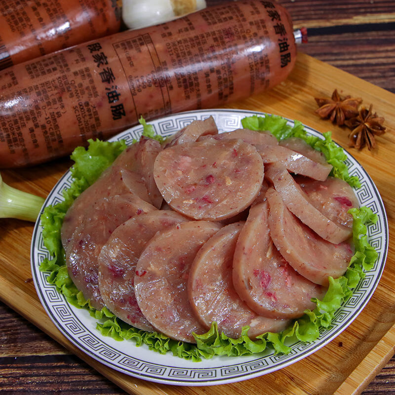 焖子段家驴肉焖子500g现做现发下酒菜淀粉肠河北辛集特产肉糕做火烧段