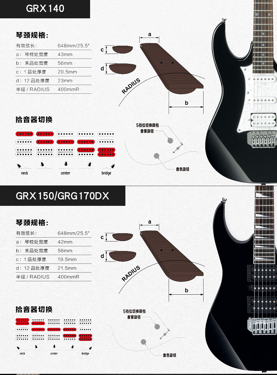 ibanez依班娜电吉他rg370rg421rg350双摇固定琴桥印尼产进口进阶演奏