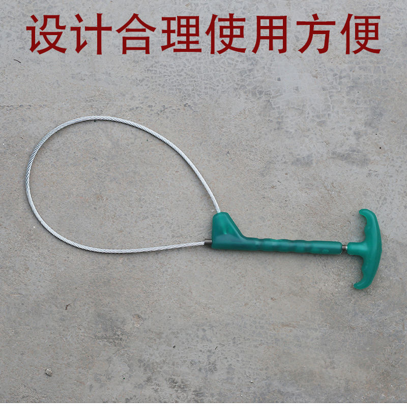 双张聚之宝五金套猪器套口器母猪套子养猪器械钢丝绳兽用器械栓猪绳套