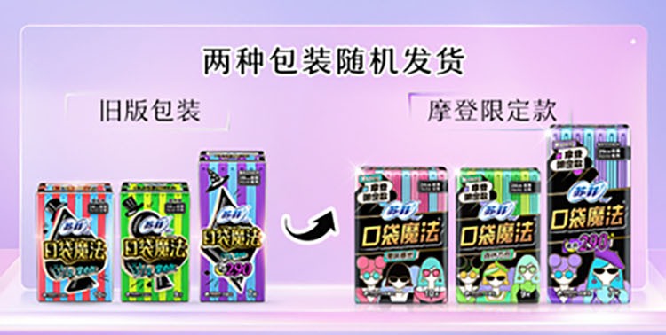 106019-【特惠】苏菲(Sofy)卫生巾姨妈巾日用夜用套装批发日夜组合装 日用45片+夜用14片+加长夜用4片-详情图
