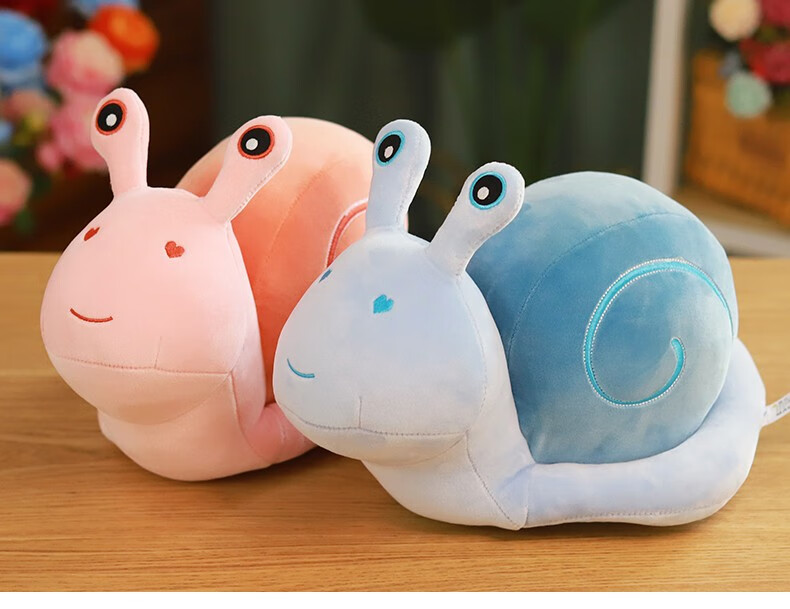 蜗牛公仔可爱毛绒玩具布娃娃宝宝睡觉抱枕女玩抱枕床上陪睡超软玩偶