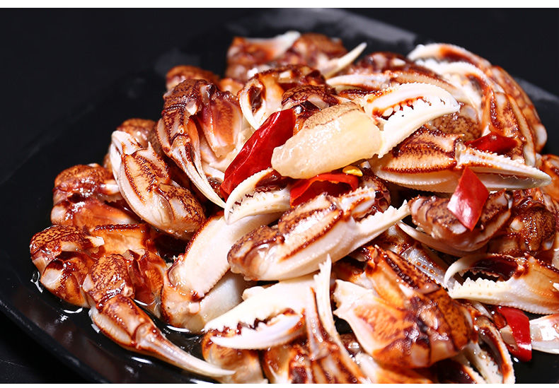 蟹钳醉蟹钳麻辣蟹钳600g买一加一醉蟹钳蟹脚镇店花蟹钳288g麻辣花蟹钳