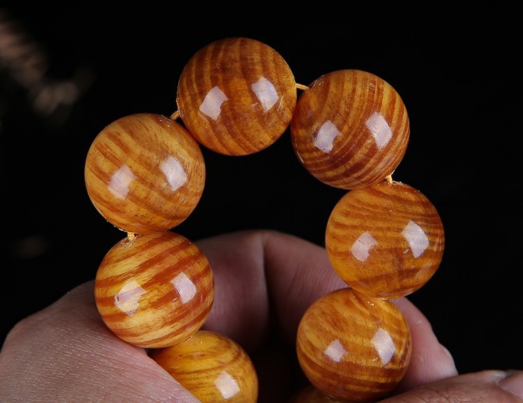 血龙木全透光印尼血龙木手串全透光沉水手链男冰种老料正宗佛珠手串男