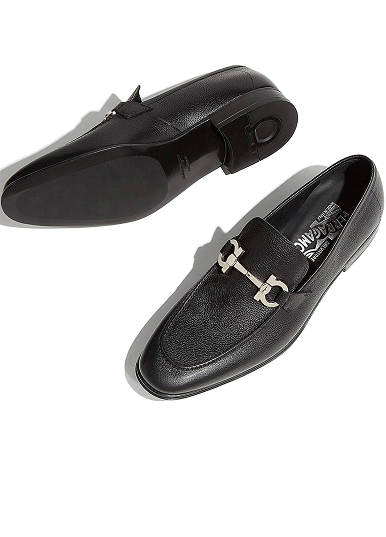 ferragamo菲拉格慕男鞋商务休闲皮鞋0662359pcnero黑色425