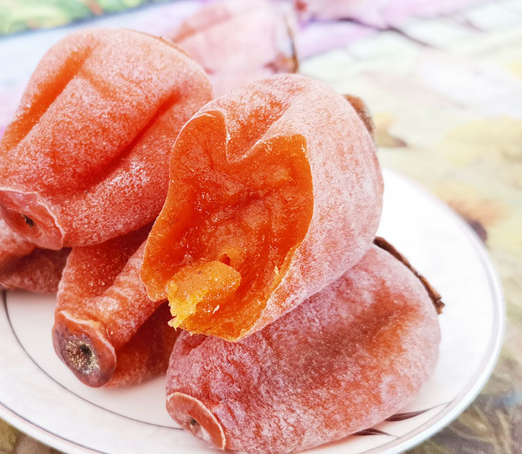 吊饼圆饼特产农家自制干吊霜降吊柿饼 精品圆饼 5斤【图片 价格 品牌