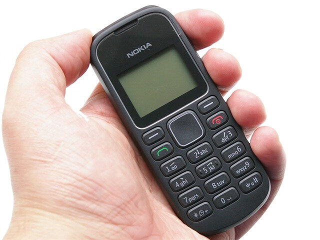 诺基亚(nokia)1280经典黑白屏超长待机保密学生戒网备用老人小手机