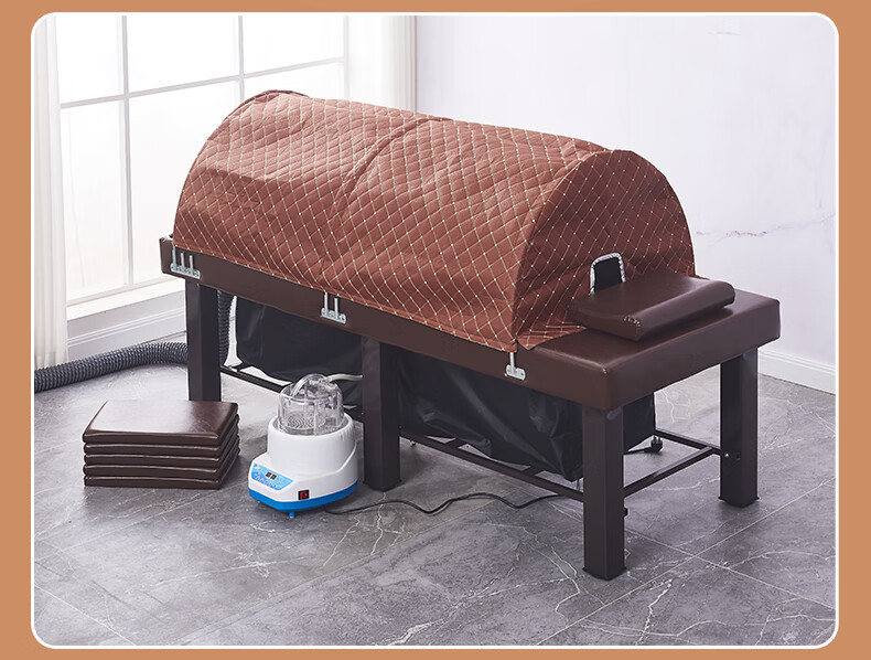 型博士美容床升降中药熏蒸艾灸床熏蒸床理疗床全身家用美容床美容院
